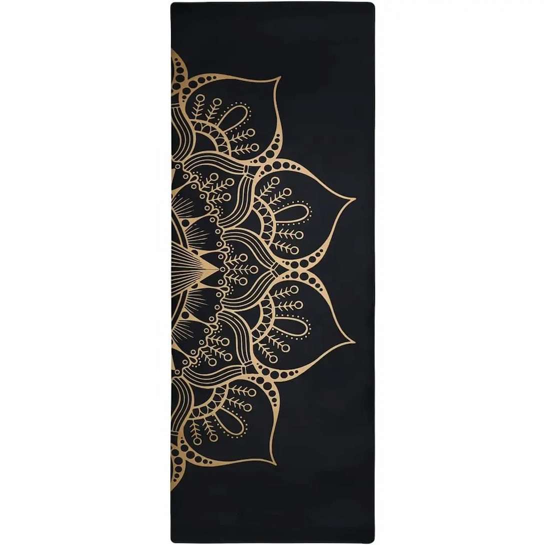 wholesale Custom Arched Shape PU Natural Rubber Yoga Mat